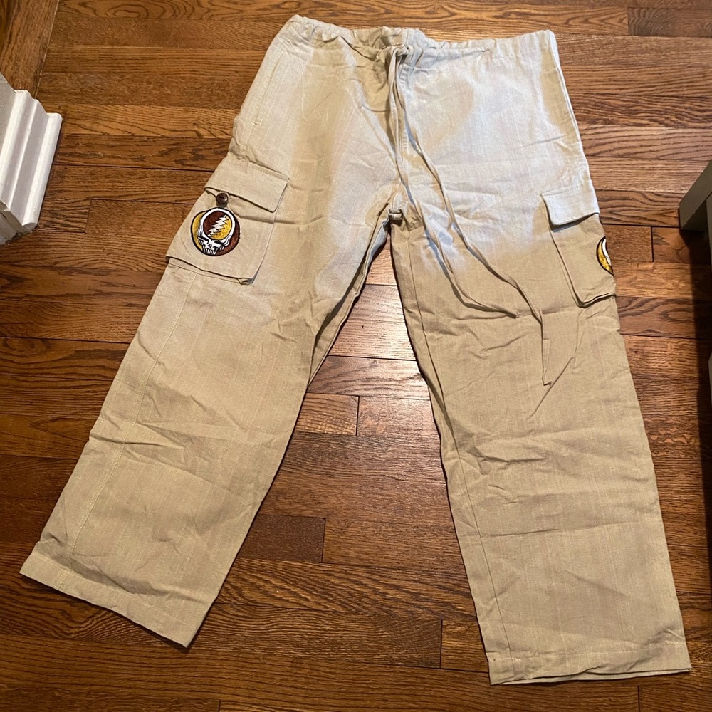 Gypsy Rose brand Hemp Grateful Dead cargo khakis
